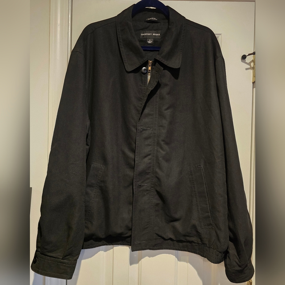 Men's Geoffrey Beene Mid weight Jacket Black Size Large